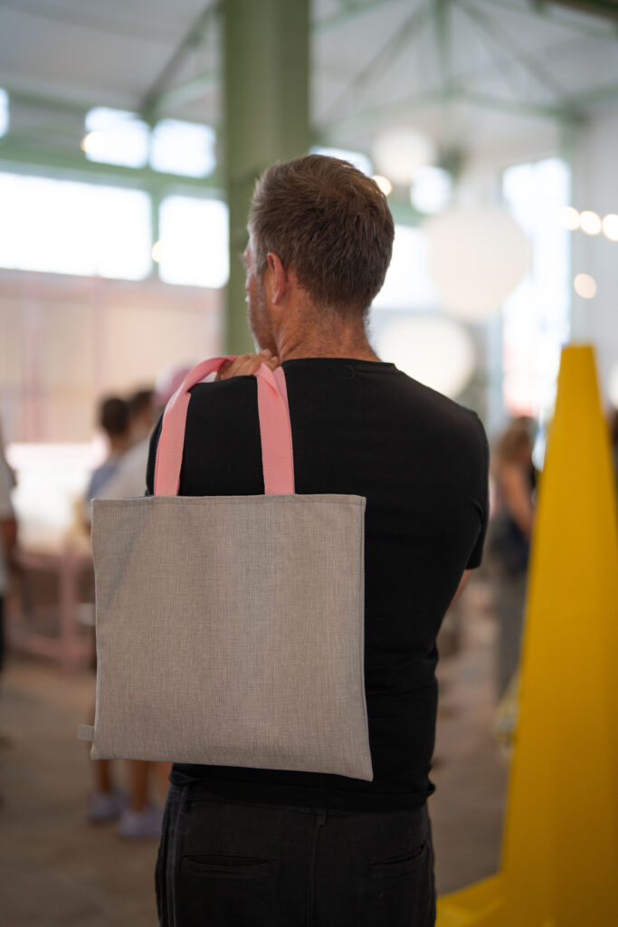 upcycled luxury tote made from deadstock fabric South Africa
