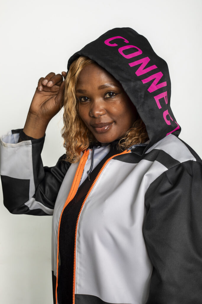 Nontobeko Nosisi Nkqayi TCB Remake entrepreneur designing upcycled streetwear clothing